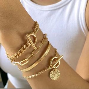 New 4 pieces fashion women bracelets set